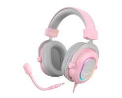 H6 USB 7.1 Gaming Headset RGB - Pink