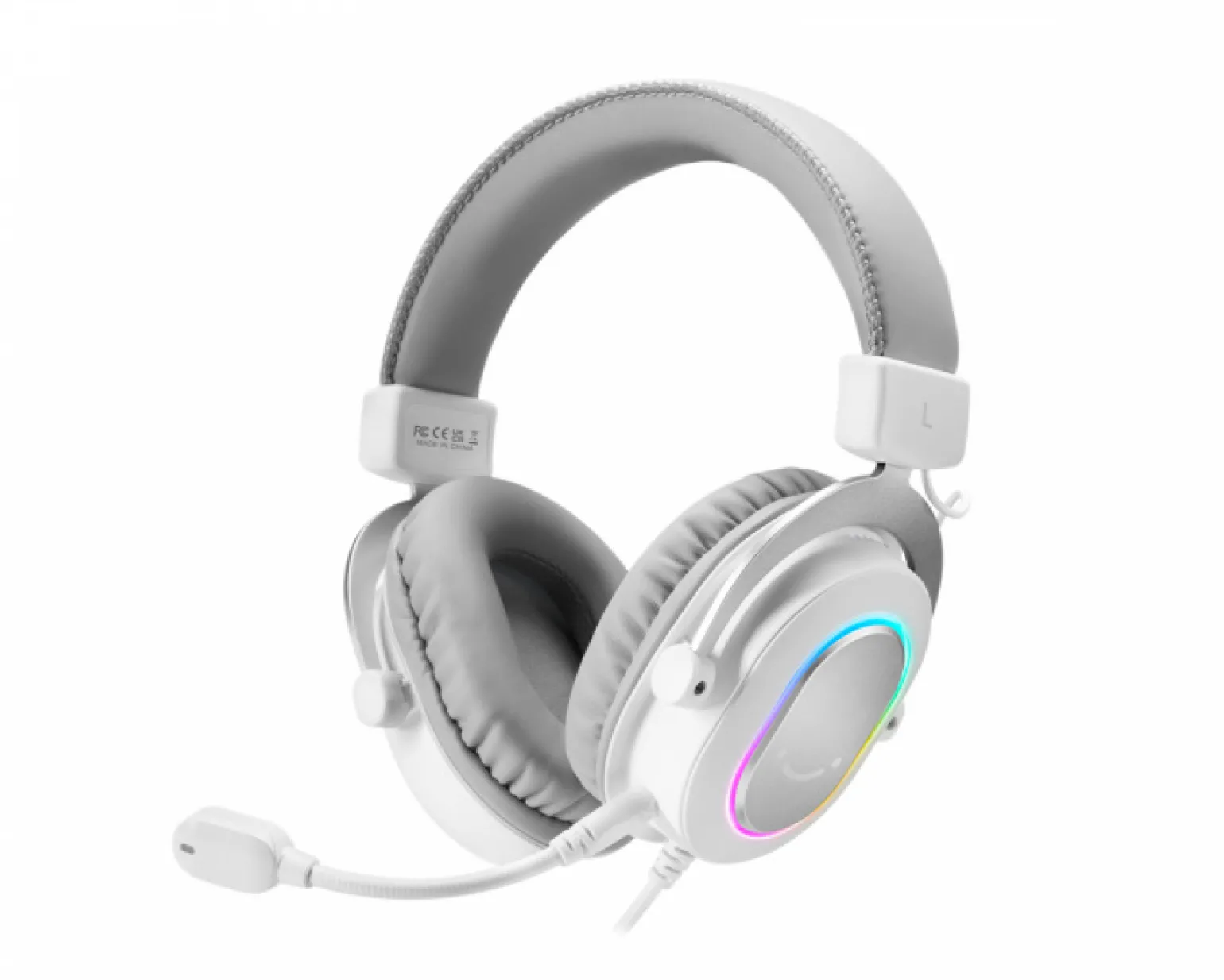 H6 USB 7.1 Gaming Headset RGB - White
