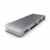 3-in-1 USB-C Pass Through USB Hub - Space Gray