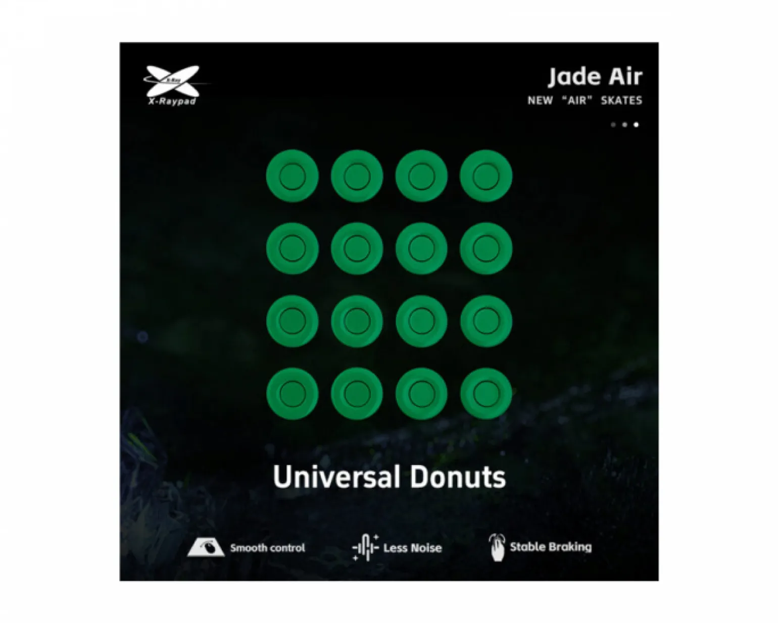 Jade Air Mouse Skates - Universal Donuts