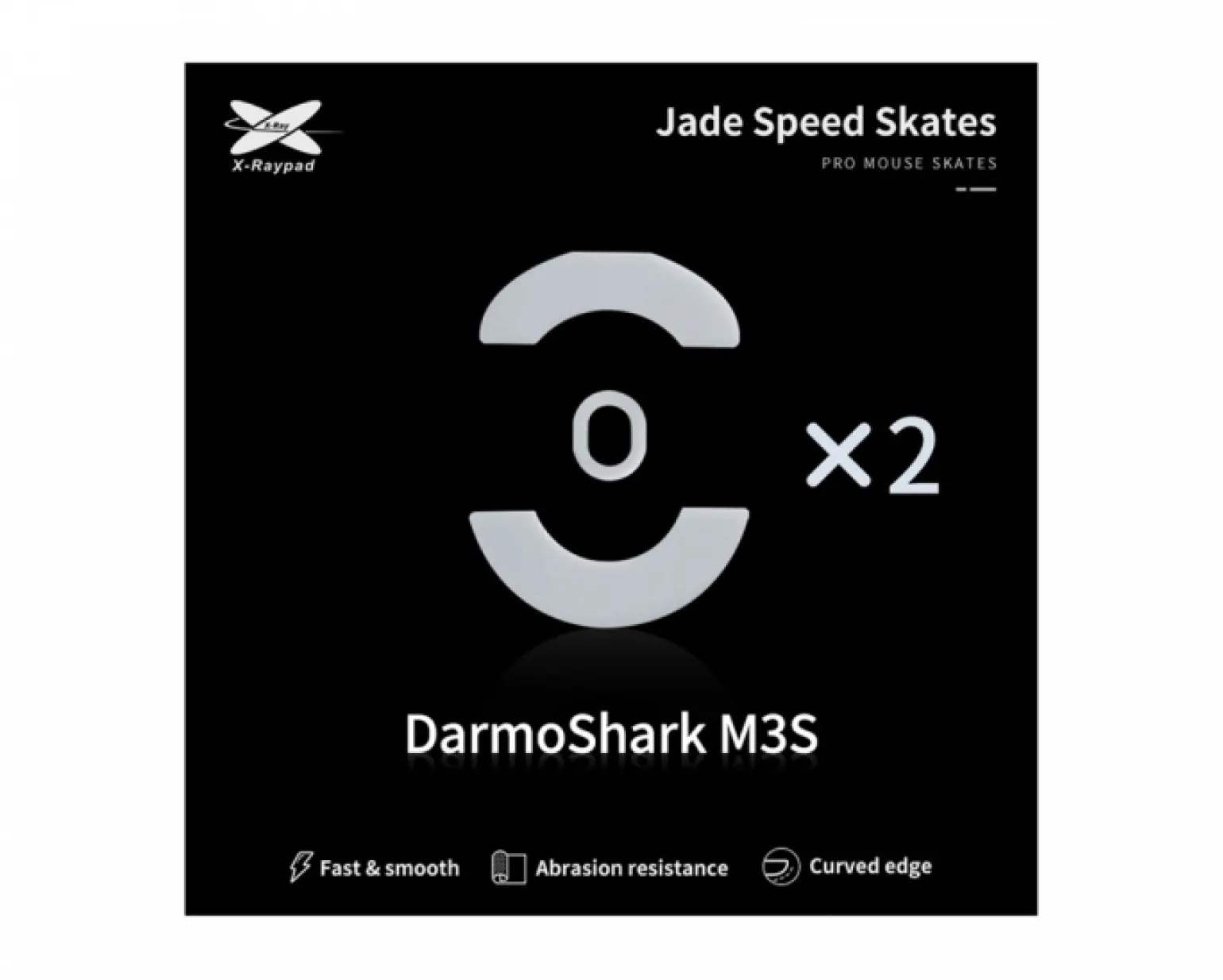 Jade Mouse Skates for DarmoShark M3S