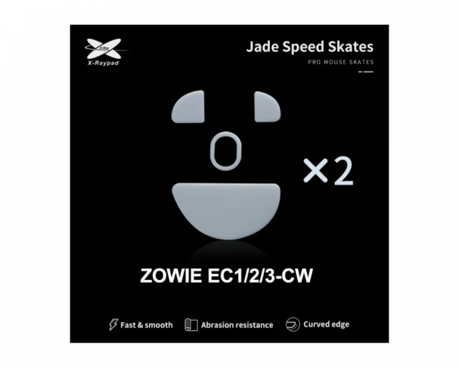 Jade Mouse Skates for Zowie EC-CW
