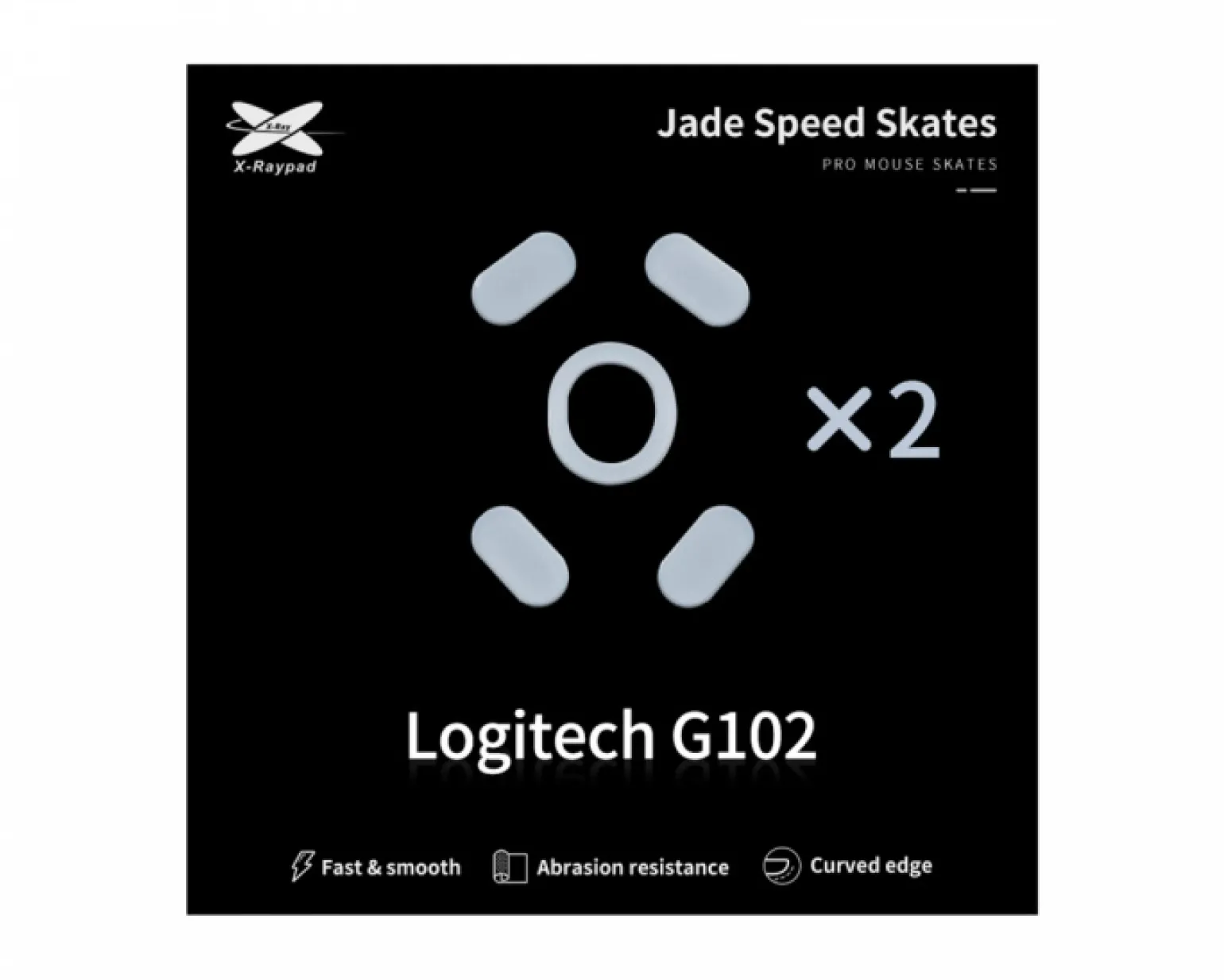 Jade Mouse Skates Logitech G102/G Pro