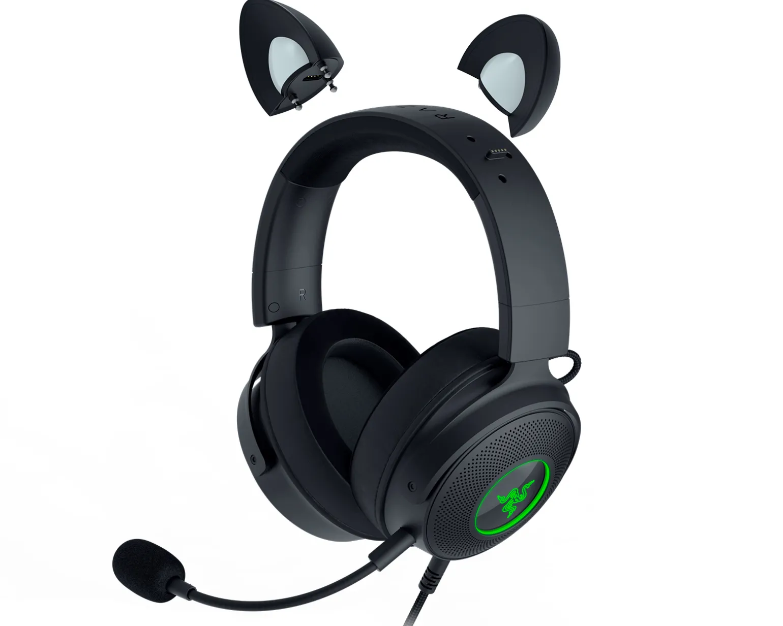 Kraken Kitty V2 Pro Gaming Headset Chroma RGB - Black