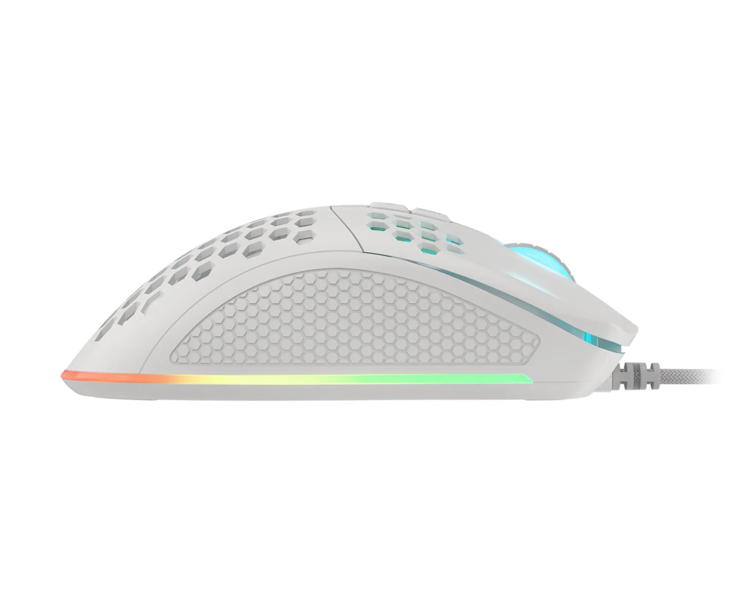 Krypton 555 Ultralight RGB Gaming Mouse - White