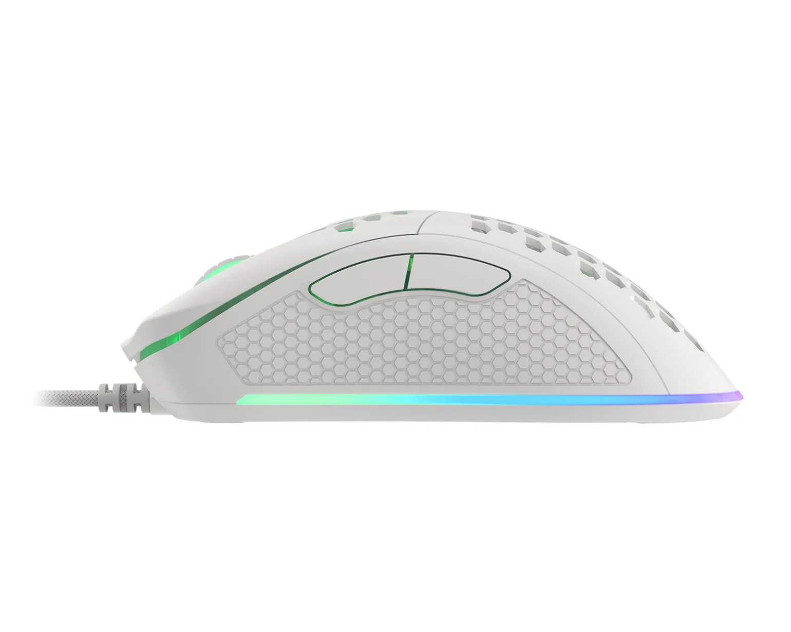 Krypton 555 Ultralight RGB Gaming Mouse - White