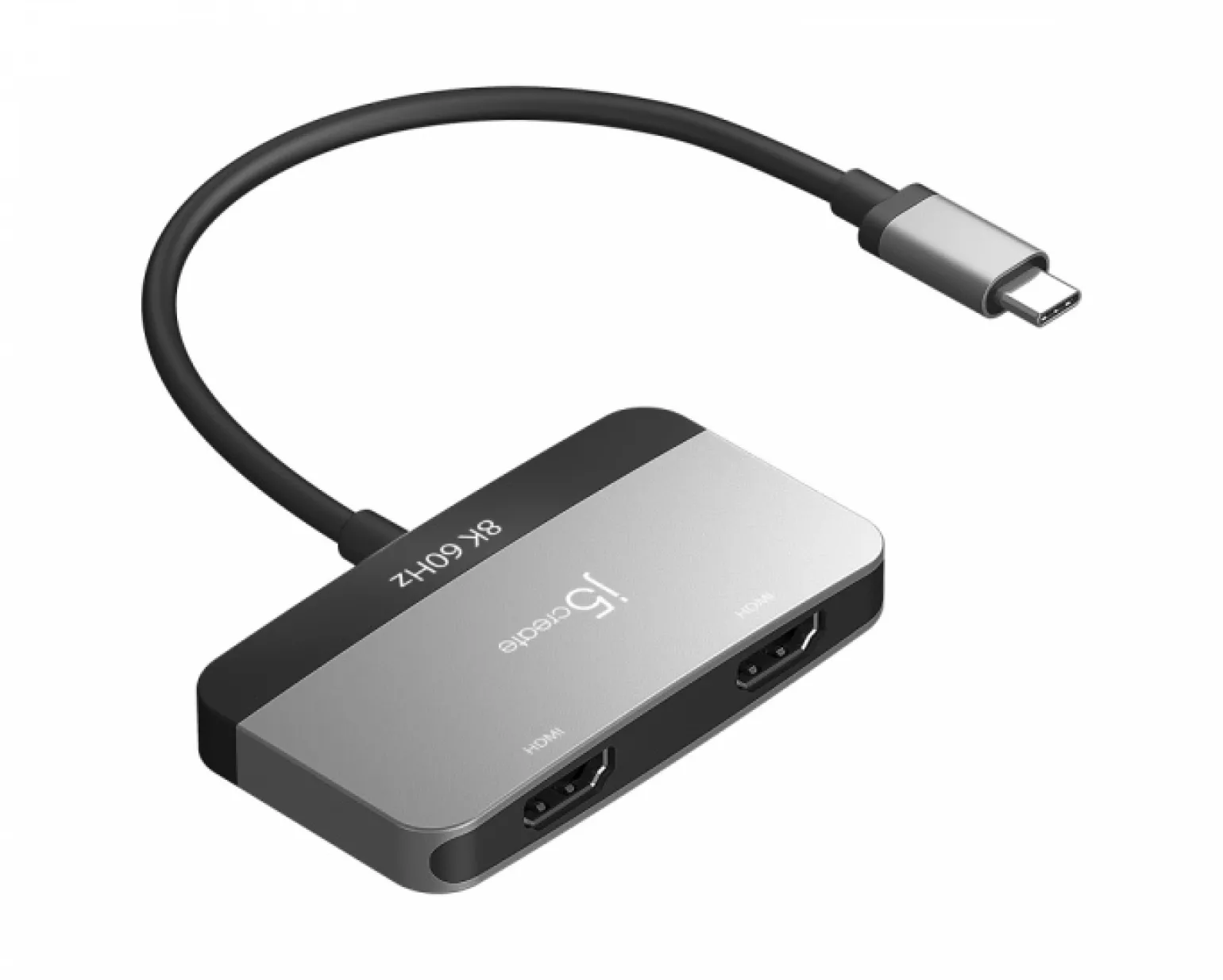 8K USB-C to Dual HDMI Display Adapter