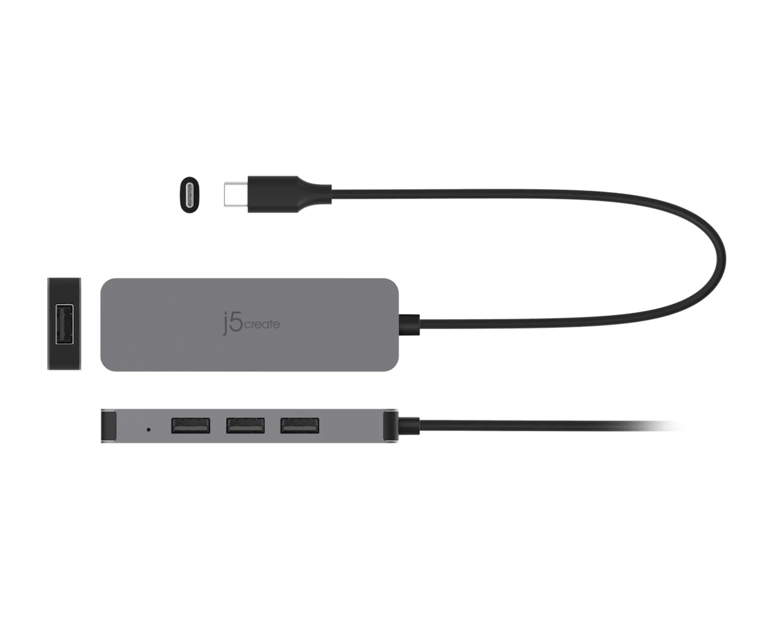 Laptop Stand with USB 4-Port Hub
