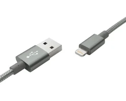 Lightning MFi Cable Nylon - Lightning to USB (1.5 m) Gray