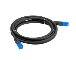 0.5 Meter Cat6A FTP LSZH CCA Network Cable Black + Fluke Passed