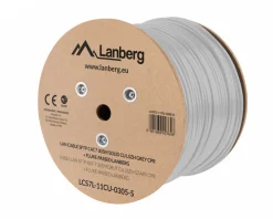 305 Meter Cat7 SFTP Solid CU LSZH Network Cable Grey + Fluke Passed