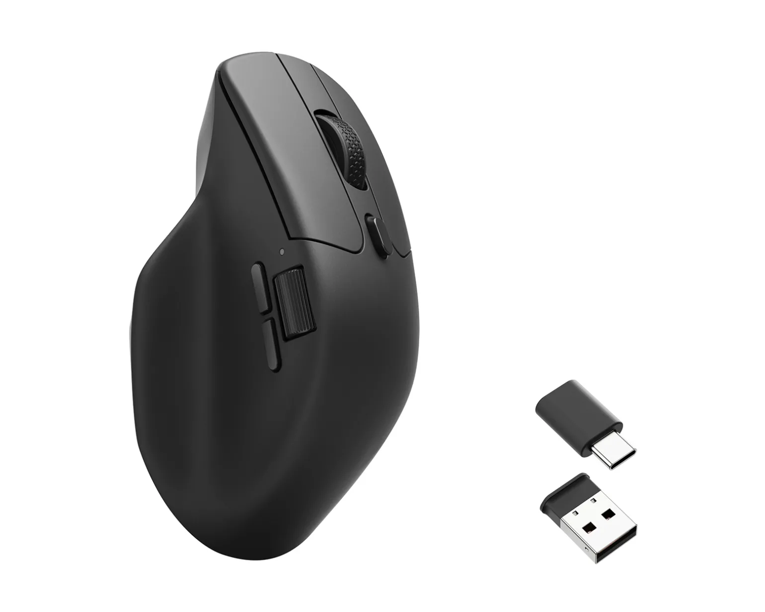 M6 4K Ergonomic Wireless Mouse - Black