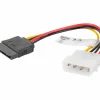 Molex (Male) to SATA (Female) Cable 15cm
