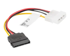 Molex (Male) to SATA (Female) Cable 15cm