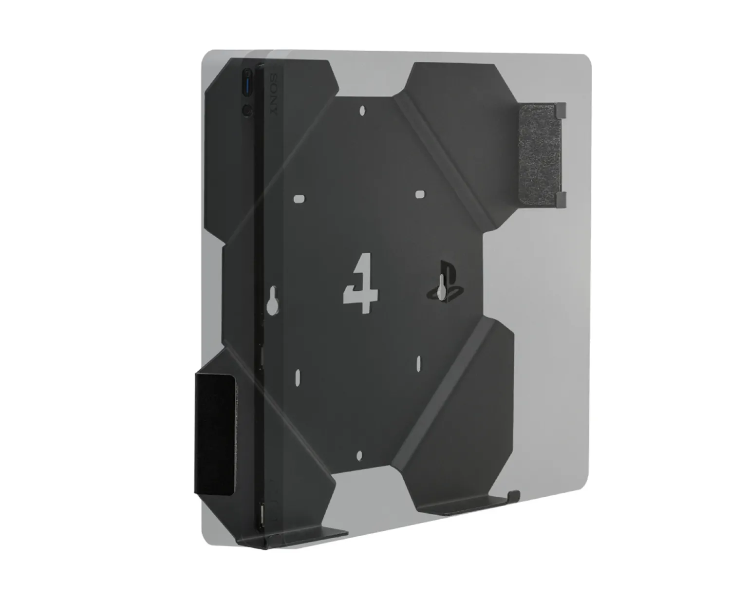 4mount Wall Mount for PS4 Slim - Black