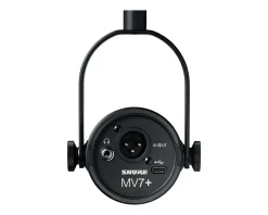 MV7+ USB-C/XLR Podcast Microphone - Black