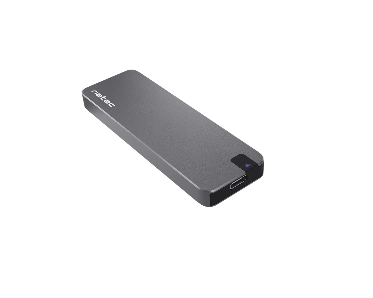 Natec Rhino M.2 NVMe USB-C 3.1 Gen 2 External SSD Enclosure - Aluminum