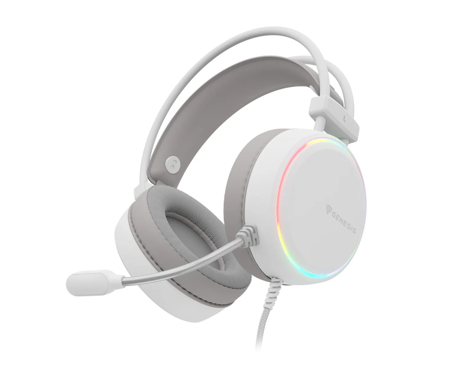 Neon 613 G2 Gaming Headset RGB - White