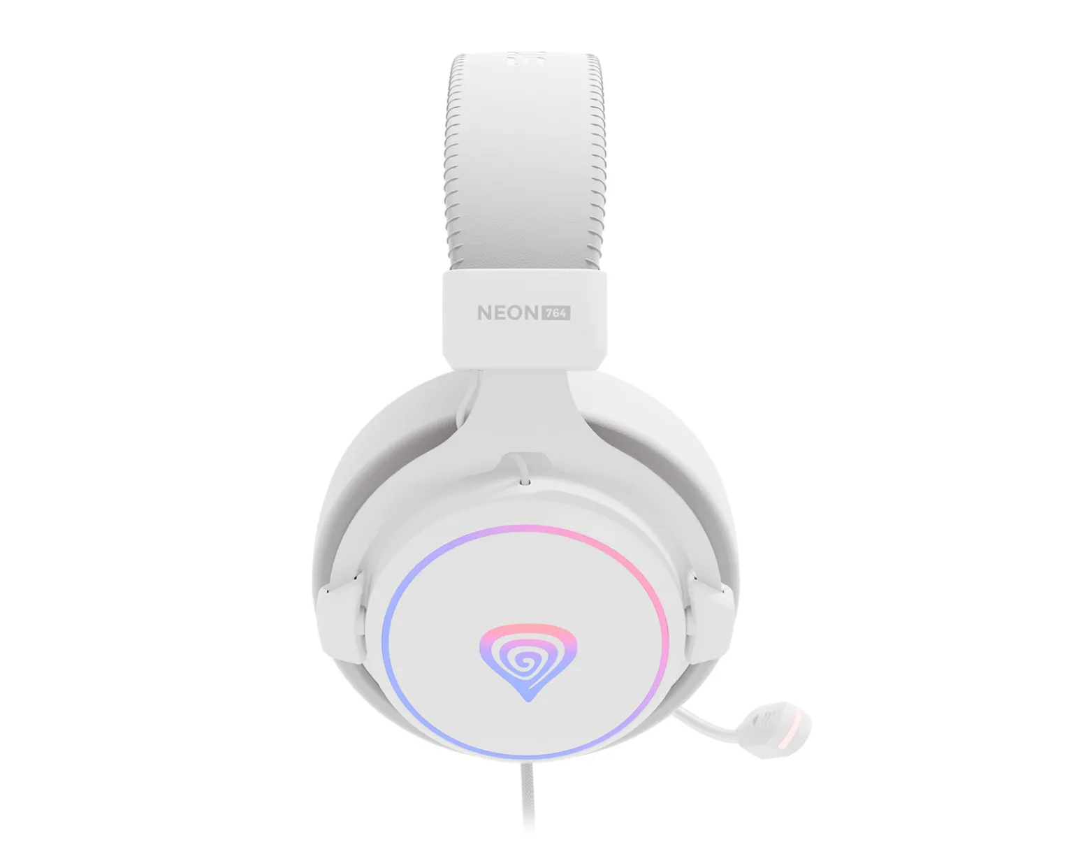 Neon 764 USB Gaming Headset RGB - White