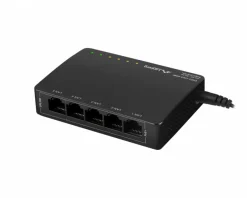 Network Switch 5-ports 1000 Mbps (POE Extender, 30W/Port, Max 60W)