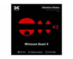 Obsidian Mouse Skates for WLmouse Beast X