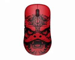 OGM Cloud 8K Wireless Gaming Mouse - Crimson Lion