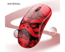 OGM Cloud 8K Wireless Gaming Mouse - Crimson Lion