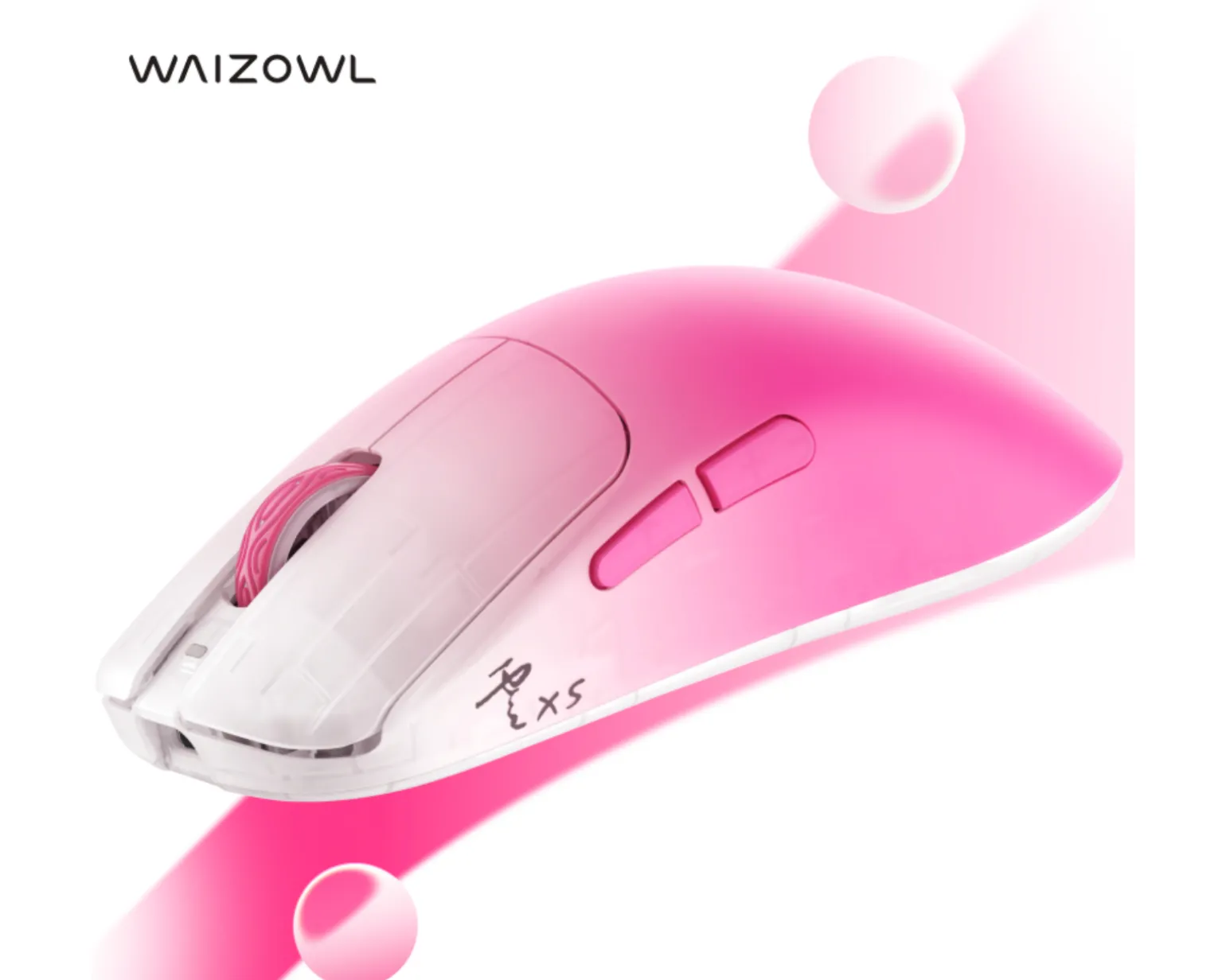 OGM Cloud XS 8K Wireless Gaming Mouse - Pink