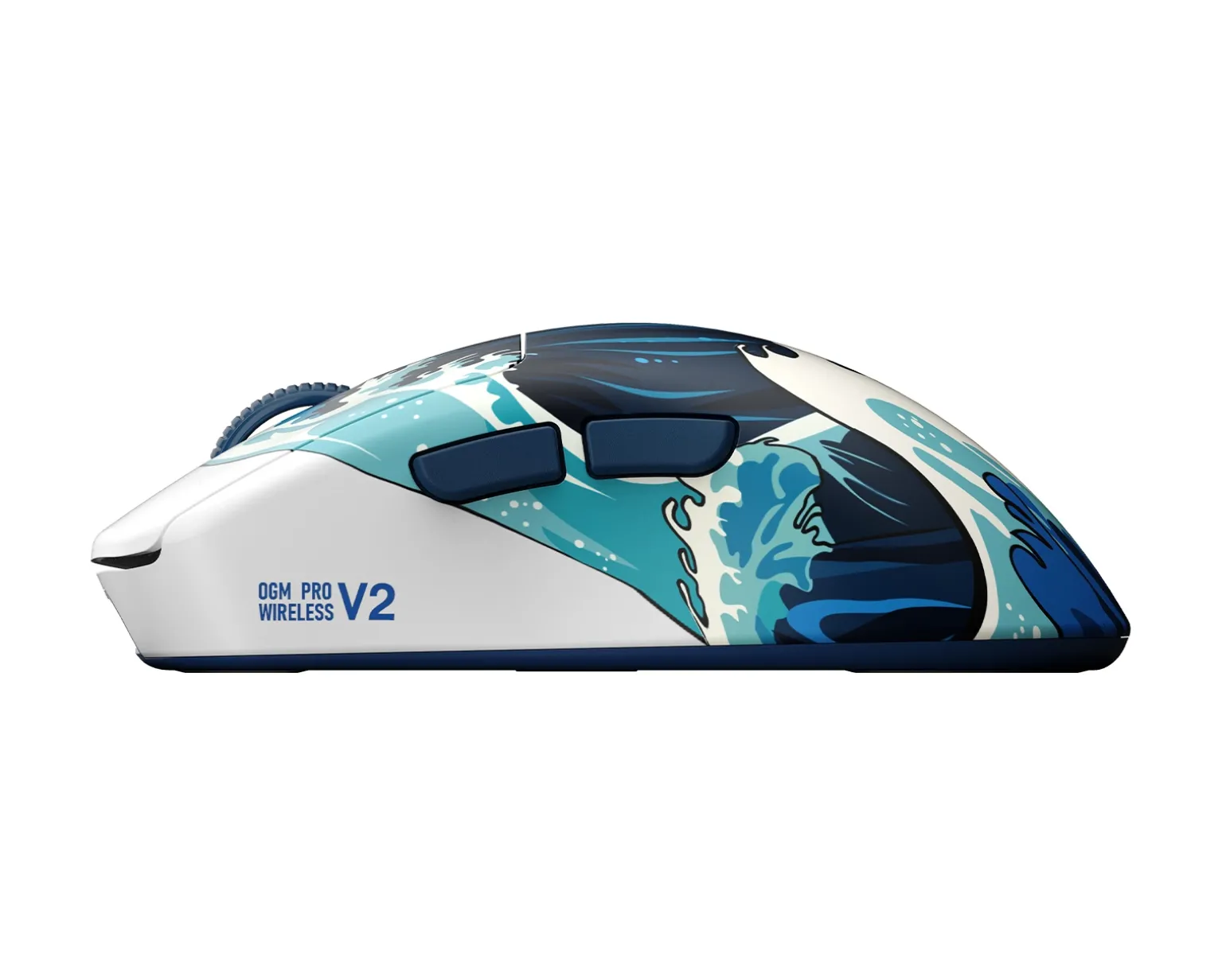 OGM Pro V2 8K Wireless Gaming Mouse - Kanagawa Wave