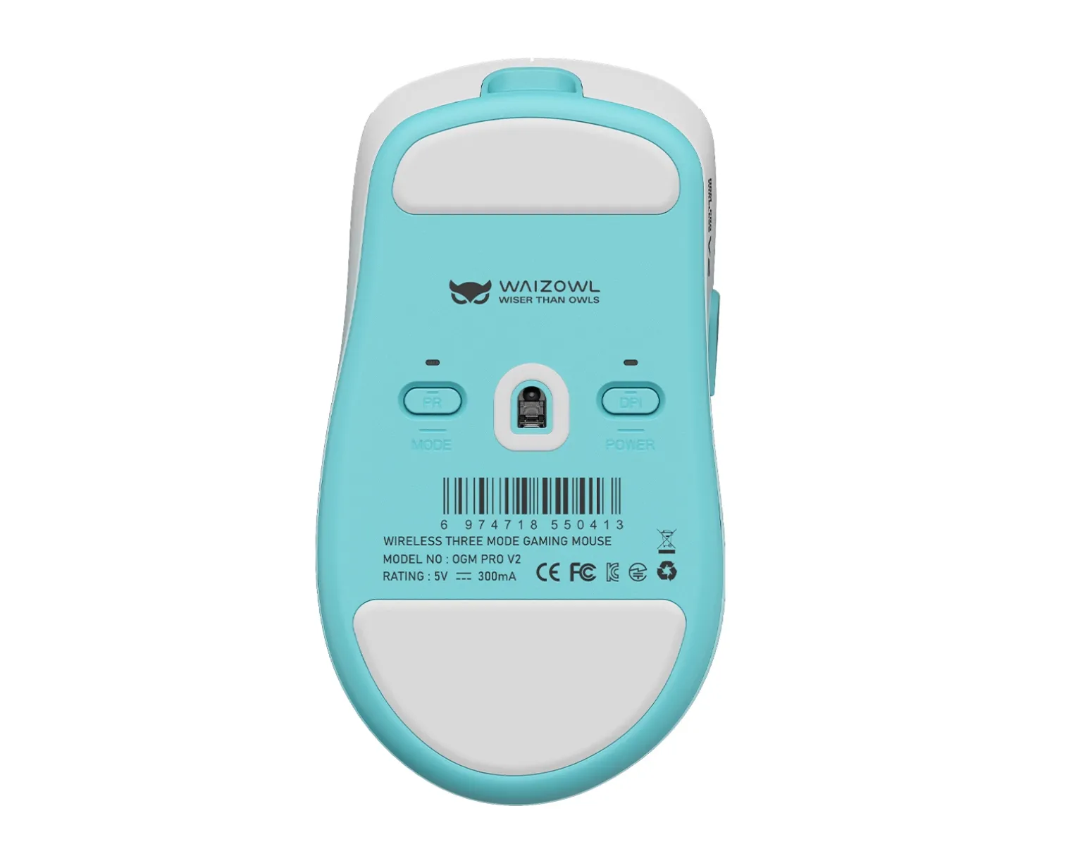 OGM Pro V2 8K Wireless Gaming Mouse - Blue Fade