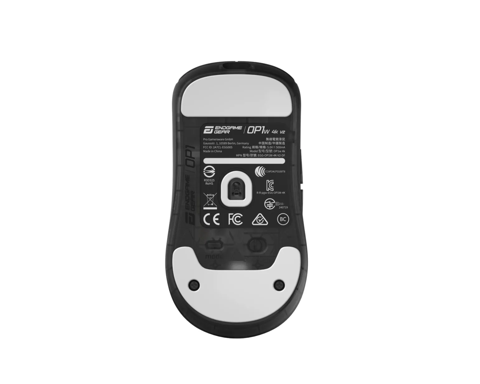 OP1w 4K V2 Wireless Gaming Mouse - Dark Frost