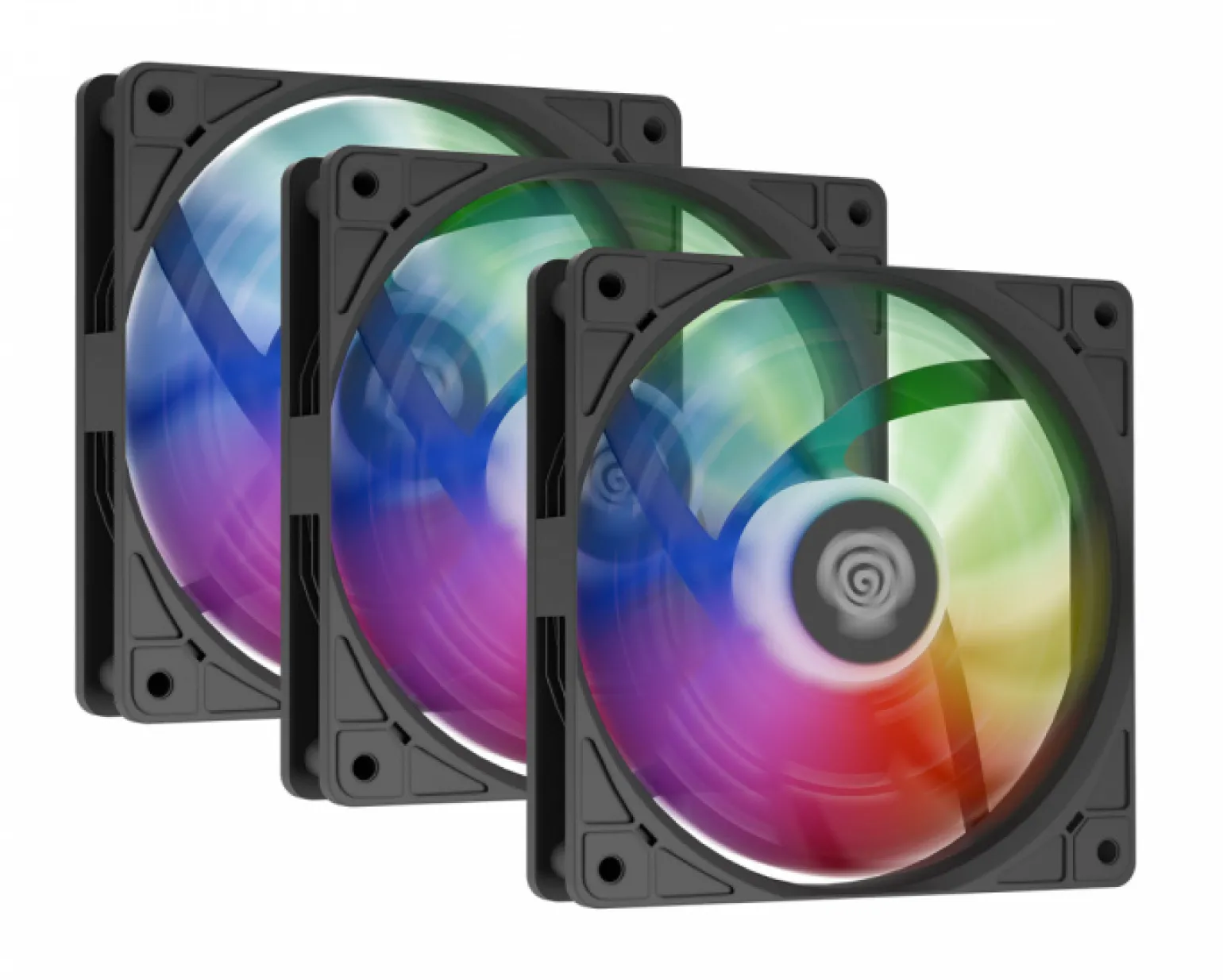 Oxal 120 ARGB 3-Pack - 120mm Fan - Black