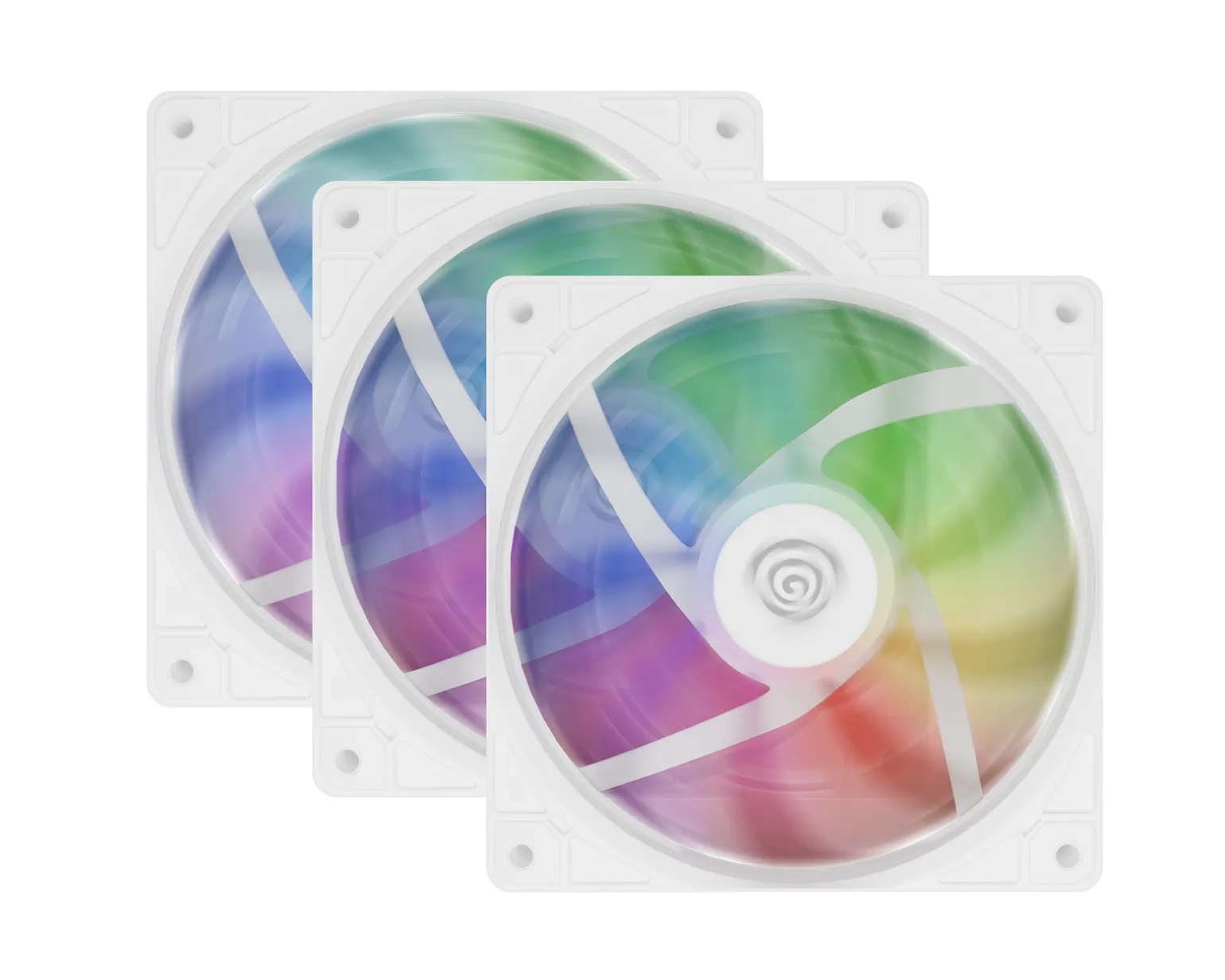 Oxal 120 ARGB 3-Pack - 120mm Fan - White