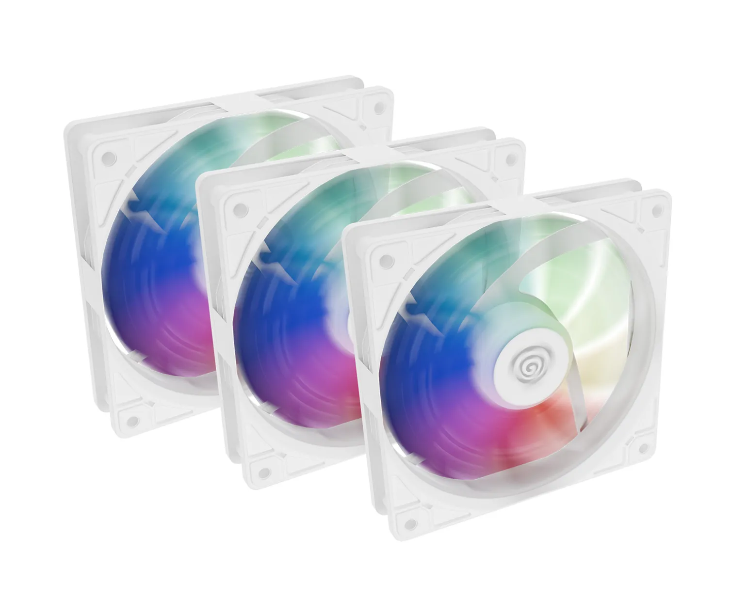 Oxal 120 ARGB 3-Pack - 120mm Fan - White