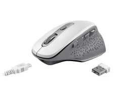 Ozaa Rechargeable Wireless Mouse - White
