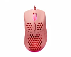 PM75 Ultra-Light RGB Gaming Mouse - Pink