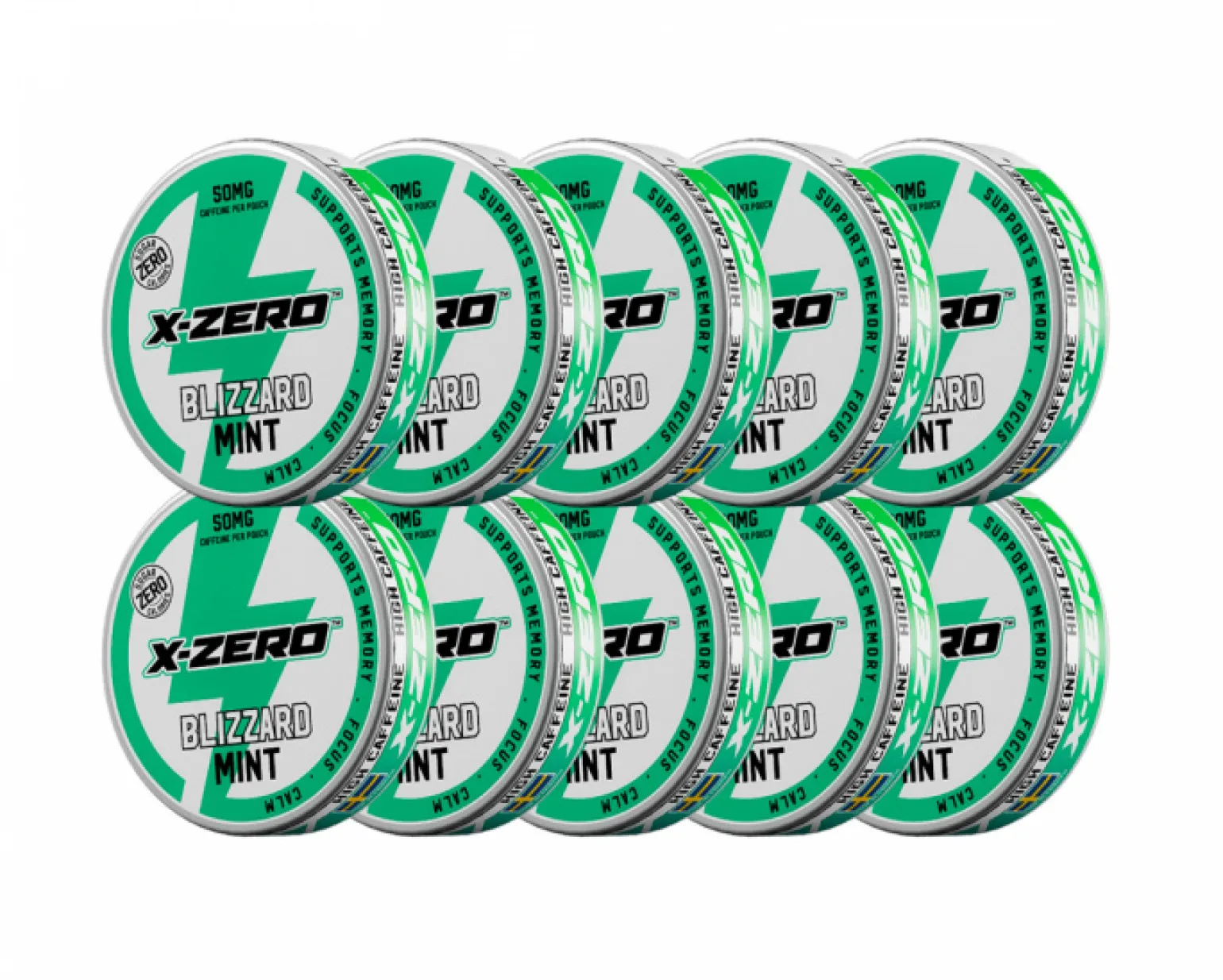 Pouch Energy - Blizzard Mint (10-Pack)