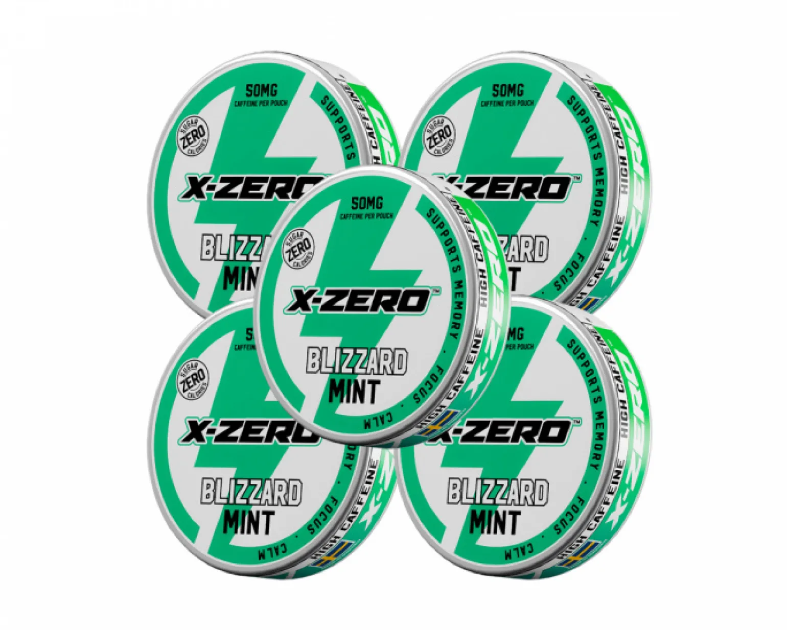 Pouch Energy - Blizzard Mint (5-Pack)