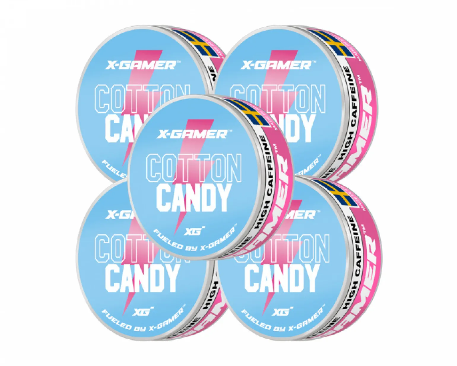 Pouch Energy - Cotton Candy (5-Pack)