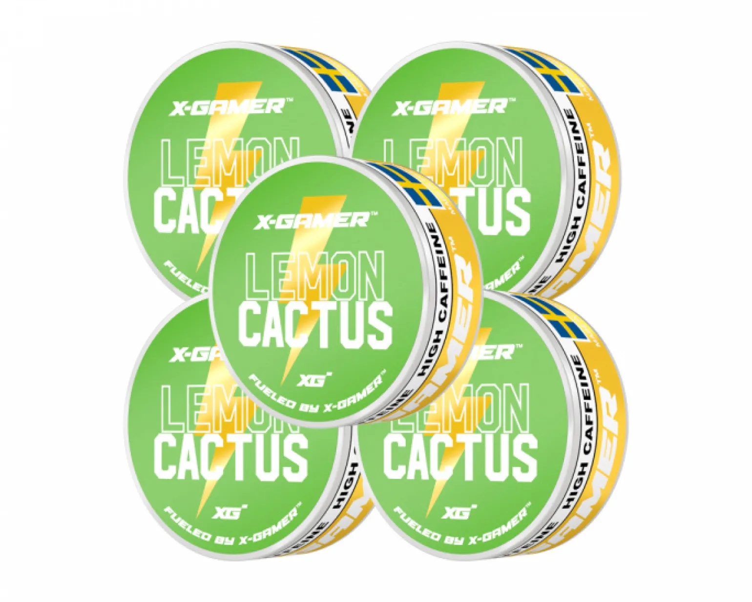 Pouch Energy - Lemon & Cactus (5-Pack)
