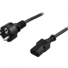 Power cable 0,5m Black