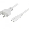 Power cable 0,5m White