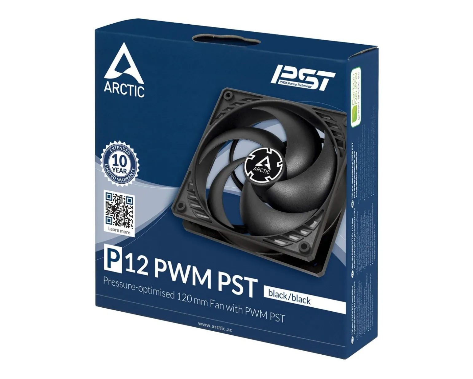 P12 PWM PST 120mm Fan - Black