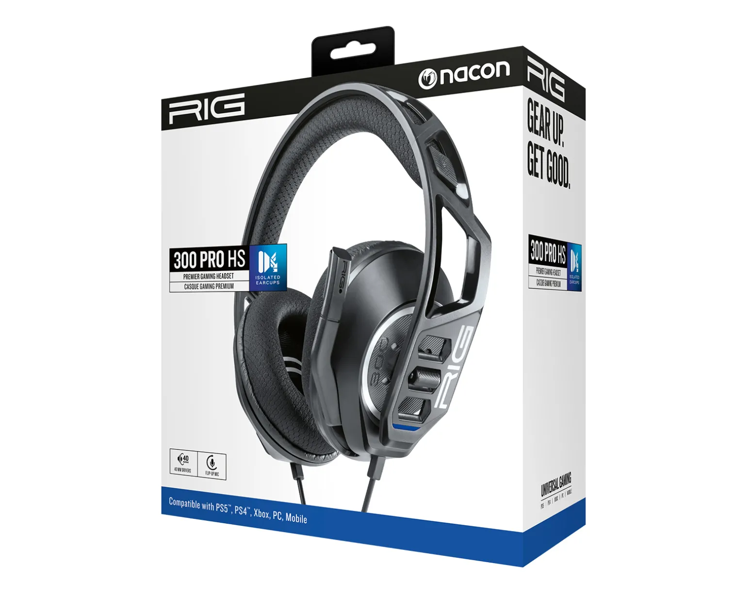 300 PRO HS Gaming Headset - Black
