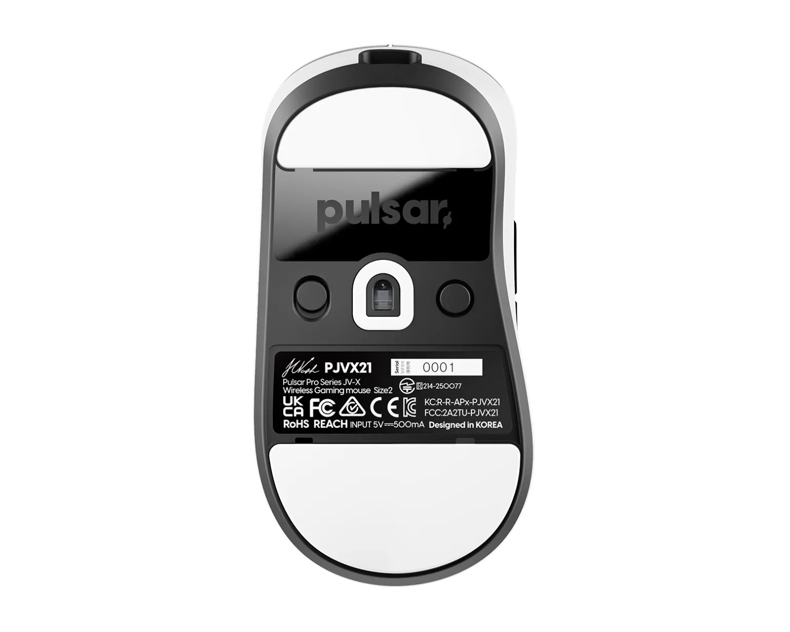 Pro Series JV-X Medium Gaming Mouse - White