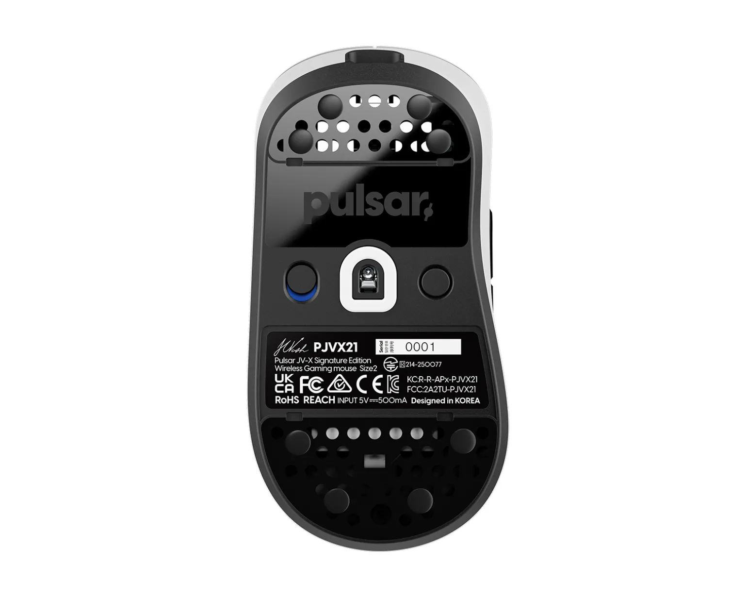 Pro Series JV-X Medium Gaming Mouse - White