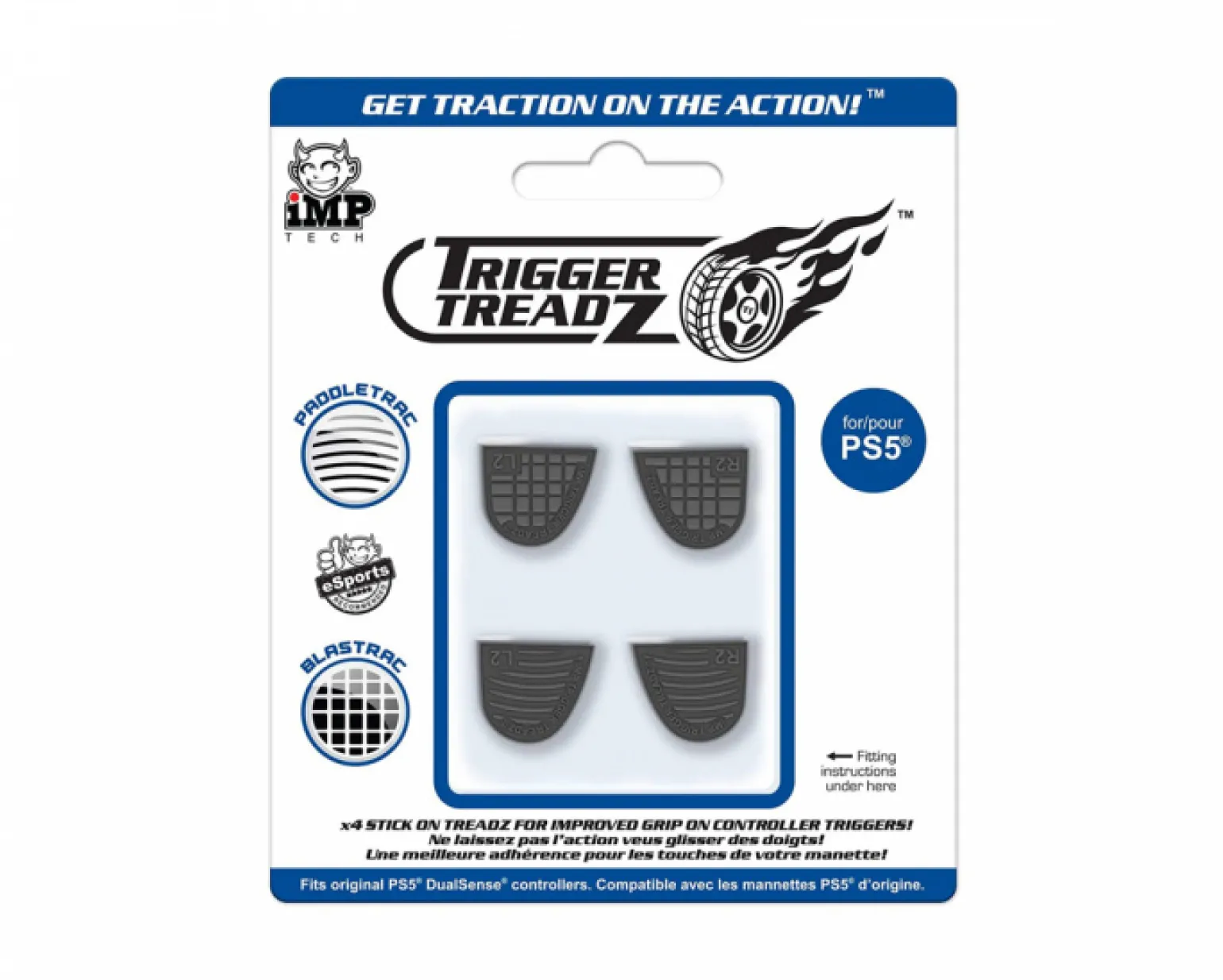 PS5 Trigger Treadz - Trigger Grips for PS5 Controller