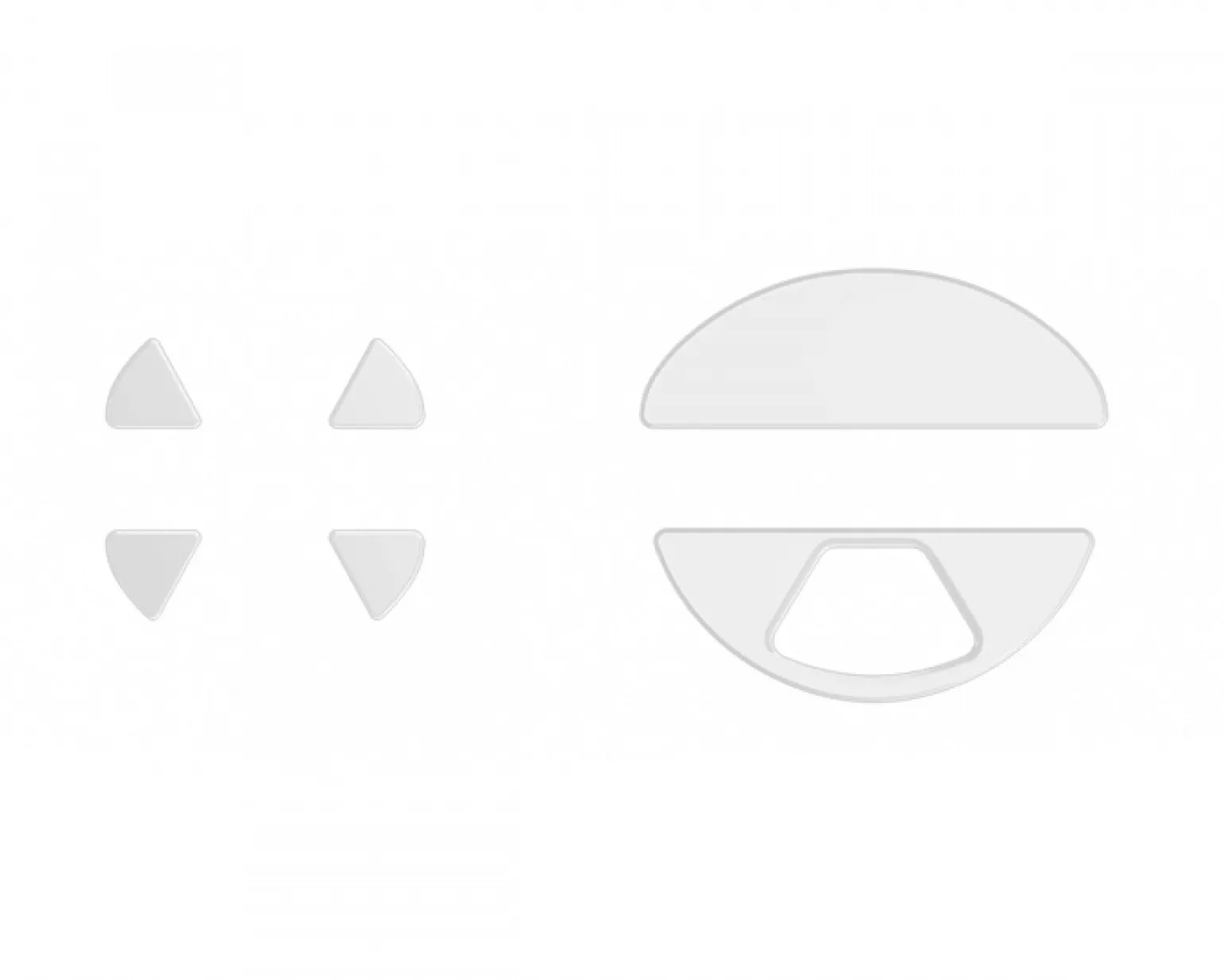 PTFE Skates for Beast X Mini - White