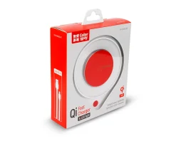 Qi Wireless Charger & LED bedside lamp, 10W - White