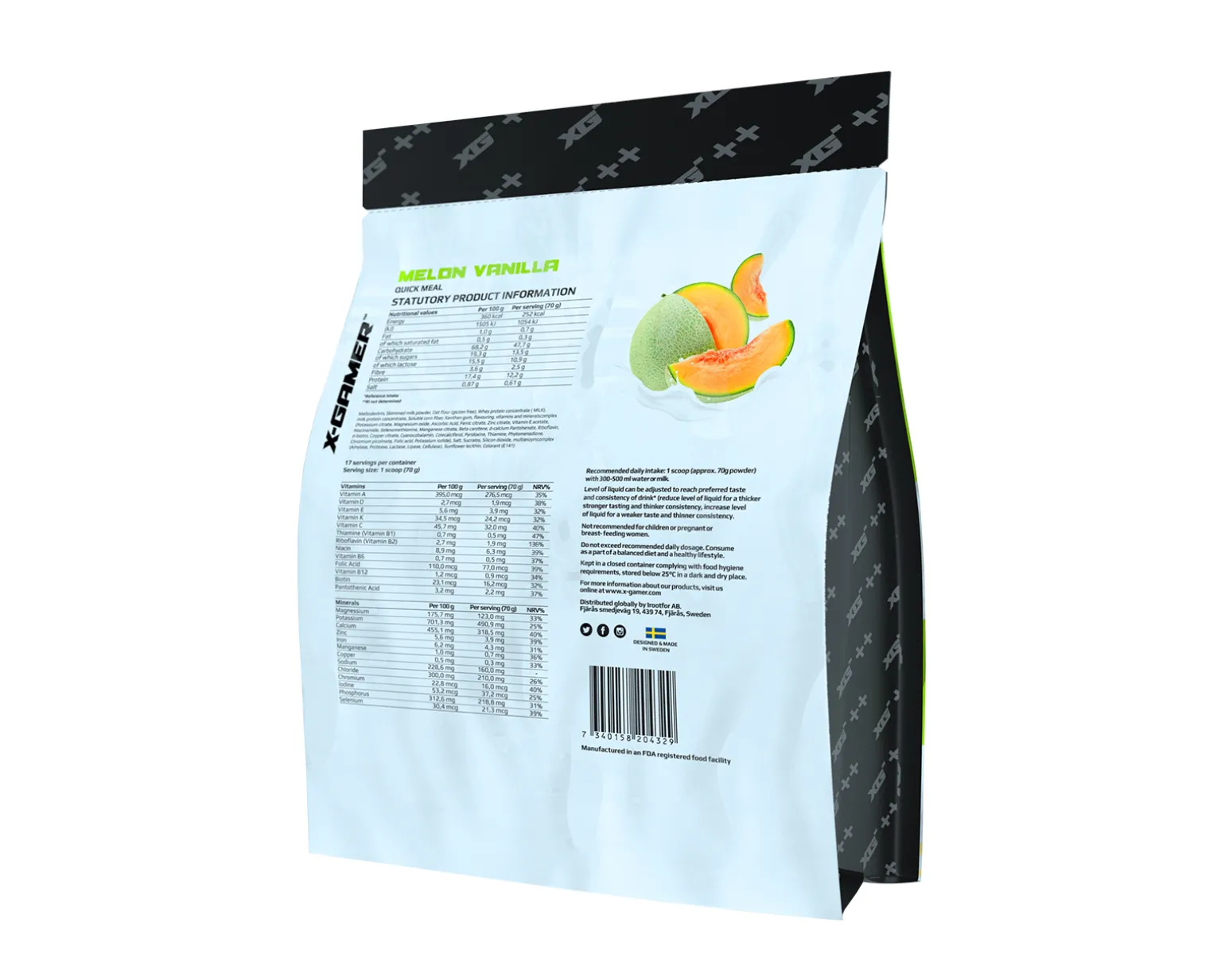 Quick Meal Melon & Vanilla - (17 Servings / 1190g)